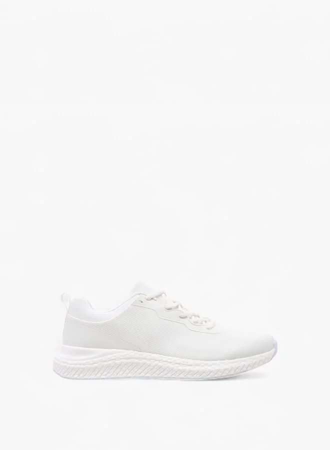 Kappa Mens Mesh Sports Shoes With Lace-Up Closure