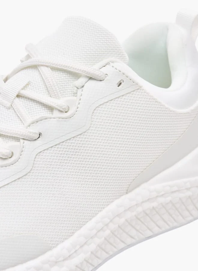 Kappa Mens Mesh Sports Shoes With Lace-Up Closure