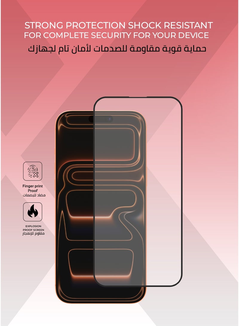 زوندا بكج حماية النخبة 3 في 1 لايفون 17 بروماكس – كفر شفاف ماج سيف مقاوم للإصفرار، حماية شاشة مقاومة للكسر، غطاء كاميرا عالي الوضوح. - Image 2