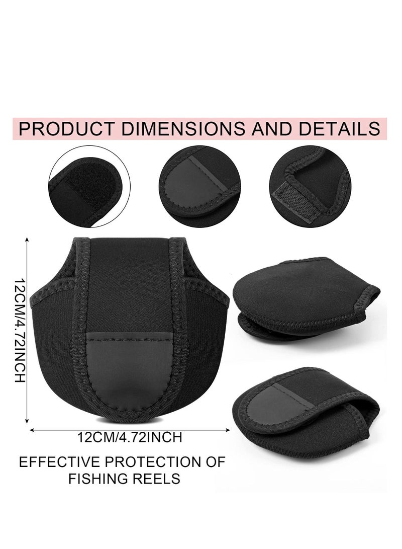 Y&D Fishing Rod Sleeves and Reel Bags, 8 Pack Sock & Pouch, Braided Mesh Protector Pole Gloves Tools, Cover Protective Case for Sea Rod, Bait Casting - Image 4
