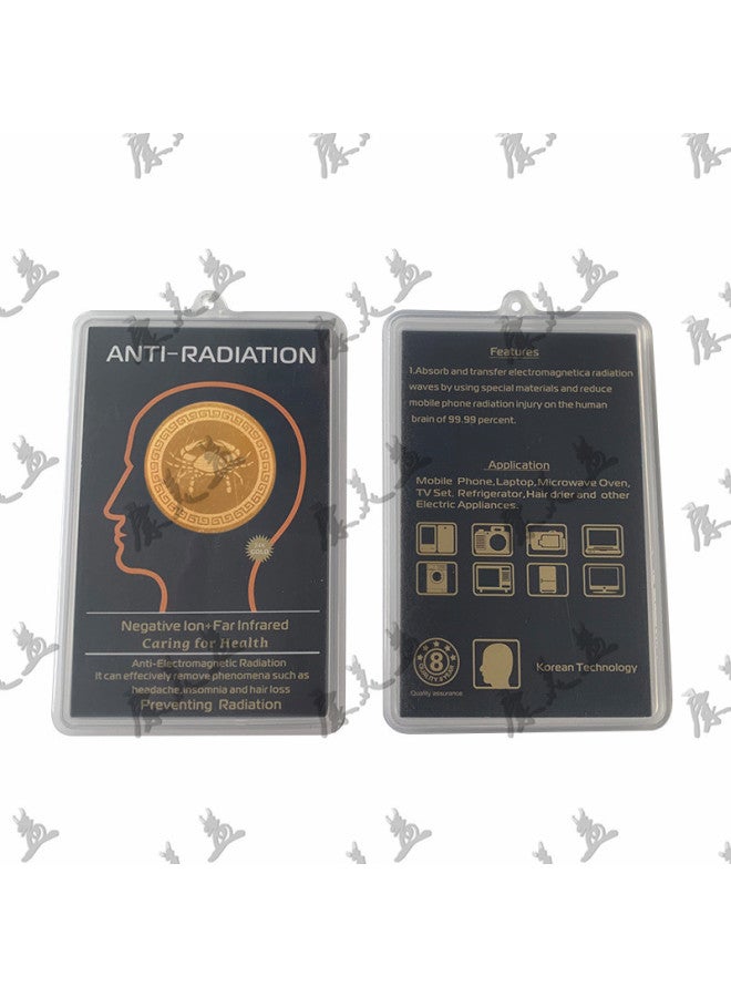 Supply Of Twelve Constellation Radiation Mobile Phone Stickers Negative Ion Energy Chip 24K Metal Stickers OEM Customization-Color:Aries - Image 4