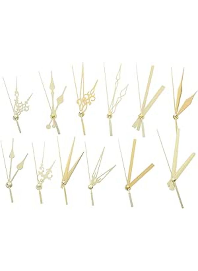 12 Set Silent Clock Mechanism Kit With Replacemen Hands For Home Decor - Image 1