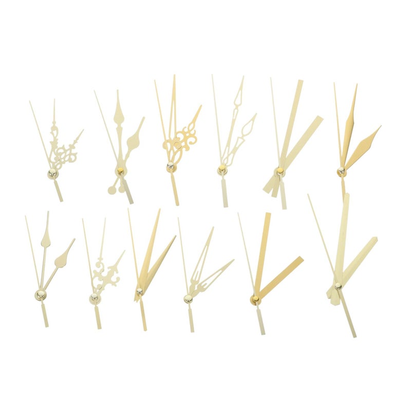 12 Set Silent Clock Mechanism Kit With Replacemen Hands For Home Decor - Image 2
