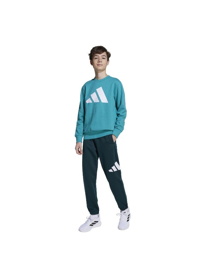Adidas J Bl Fl Jog 240 Green Training Suits For Junior 7-8Y - Image 3