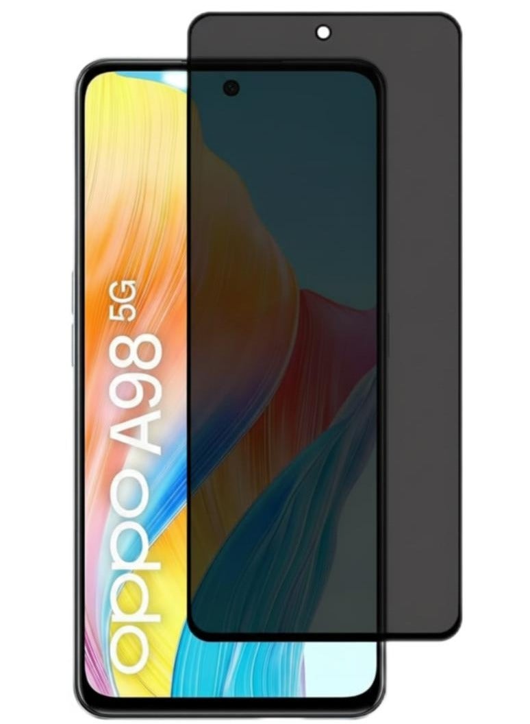 Original Privacy Screen Protector for OPPO A98 – Anti-Static Tempered Glass with ESD Privacy, 9H Hardness, Anti-Peep, Dust-Proof, Super Smooth Touch - Image 1