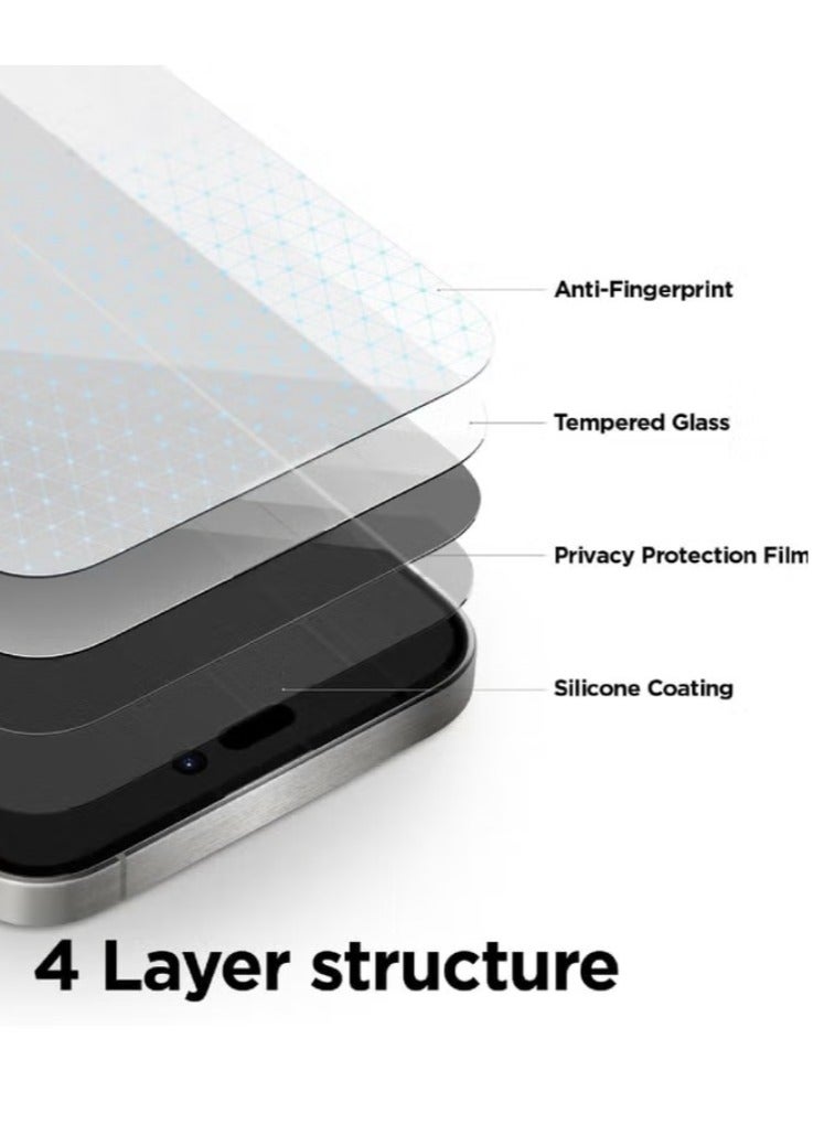 Original Privacy Screen Protector for OPPO A98 – Anti-Static Tempered Glass with ESD Privacy, 9H Hardness, Anti-Peep, Dust-Proof, Super Smooth Touch - Image 3