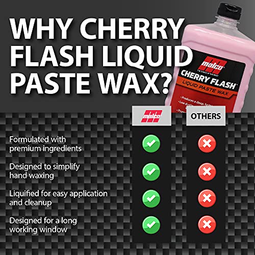 Malco Cherry Flash Automotive Liquid Paste Wax – Protect & Shine Your Vehicle/Easiest Way to Hand Wax Your Car/Lasting Gloss & Protection For Cars, Trucks, Boats, and Motorcycles / 64 Oz. (124864) - Image 5