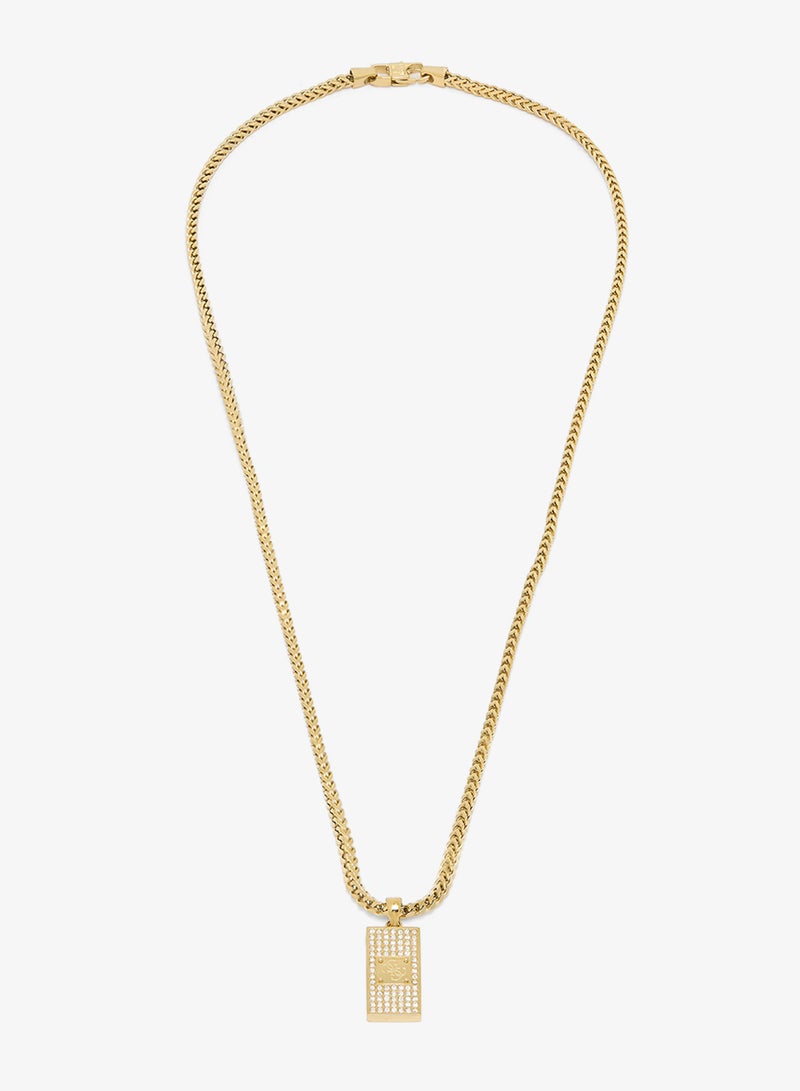 GUESS Logo 26 Inch 4G Pave Pendant Necklace - Image 1