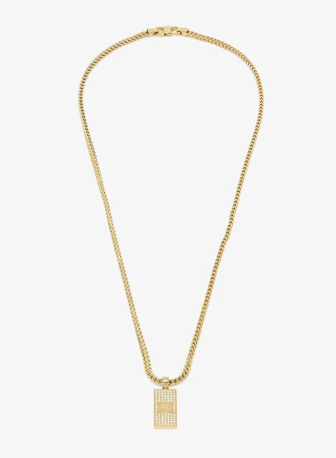 GUESS Logo 26 Inch 4G Pave Pendant Necklace