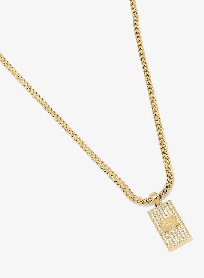 GUESS Logo 26 Inch 4G Pave Pendant Necklace - Image 3