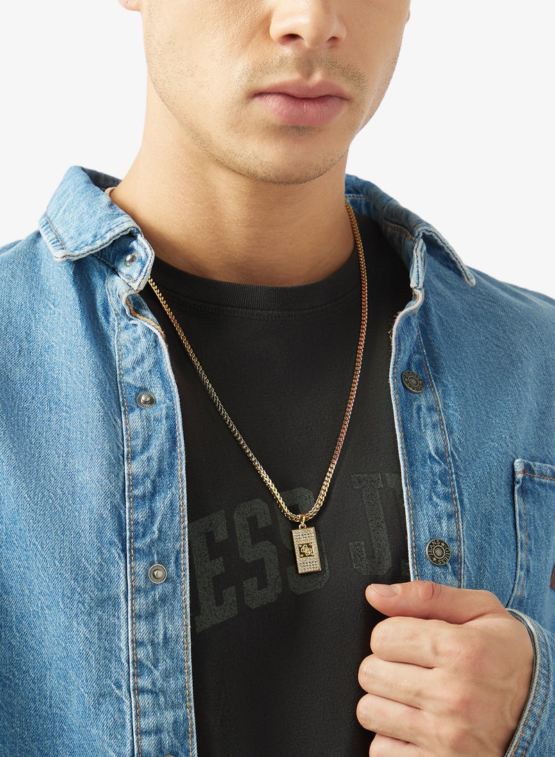 GUESS Logo 26 Inch 4G Pave Pendant Necklace - Image 4