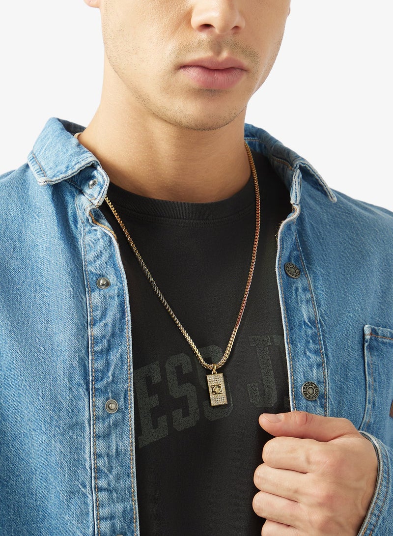 GUESS Logo 26 Inch 4G Pave Pendant Necklace - Image 4
