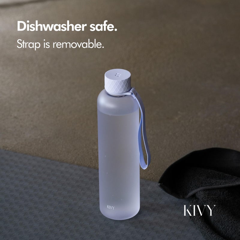 KIVY Slim Water Bottle 32oz [Lightweight & Shatterproof] - Reusable Tritan Water Bottle - Leak Proof Water Bottle for Women & Men - No Spill Drinking Bottle - Dishwasher Safe - BPA Free - Image 3