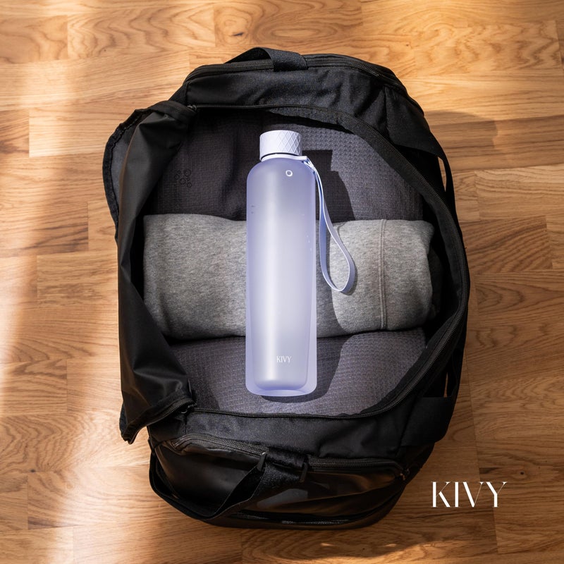KIVY Slim Water Bottle 32oz [Lightweight & Shatterproof] - Reusable Tritan Water Bottle - Leak Proof Water Bottle for Women & Men - No Spill Drinking Bottle - Dishwasher Safe - BPA Free - Image 2