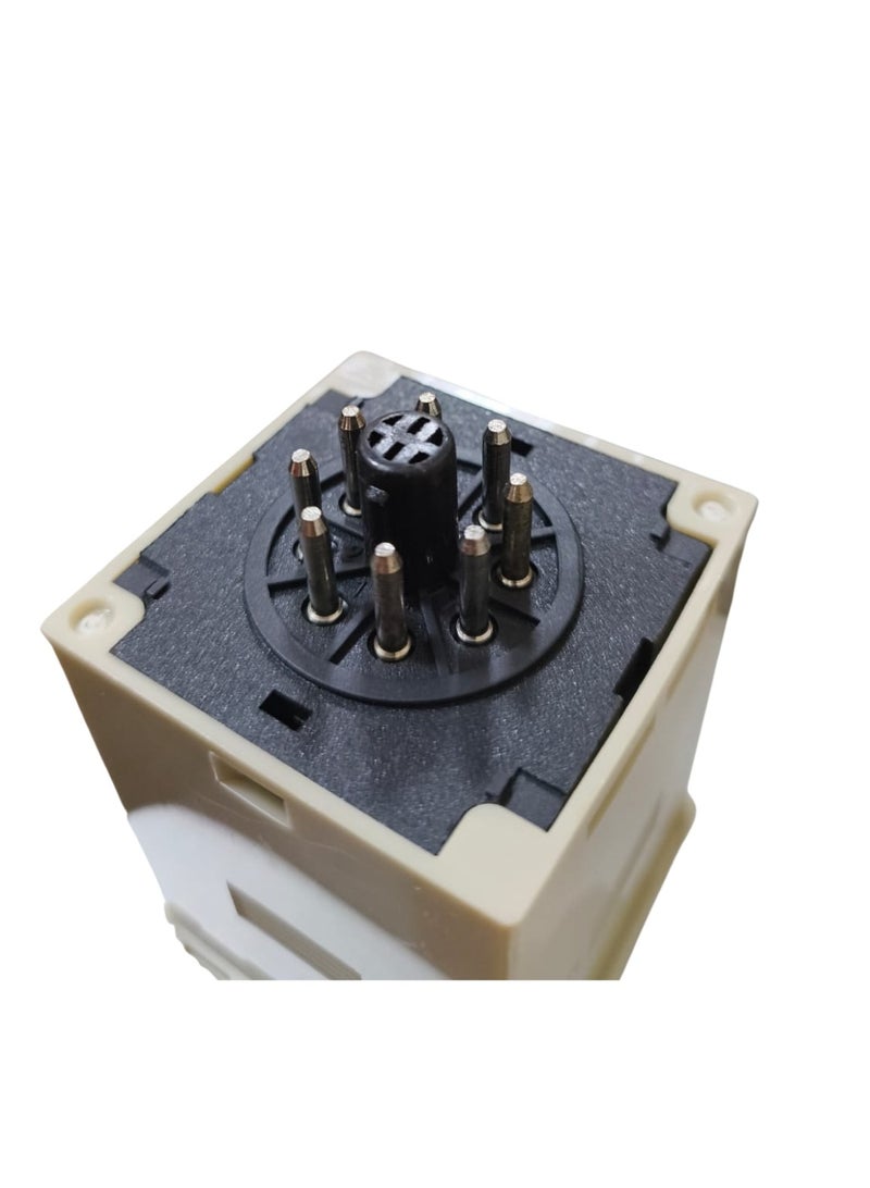 Andeli Analog Timer Relay H3CR-A8, 8-Pin Multi-Function Time Delay Relay, 220V AC - Image 3