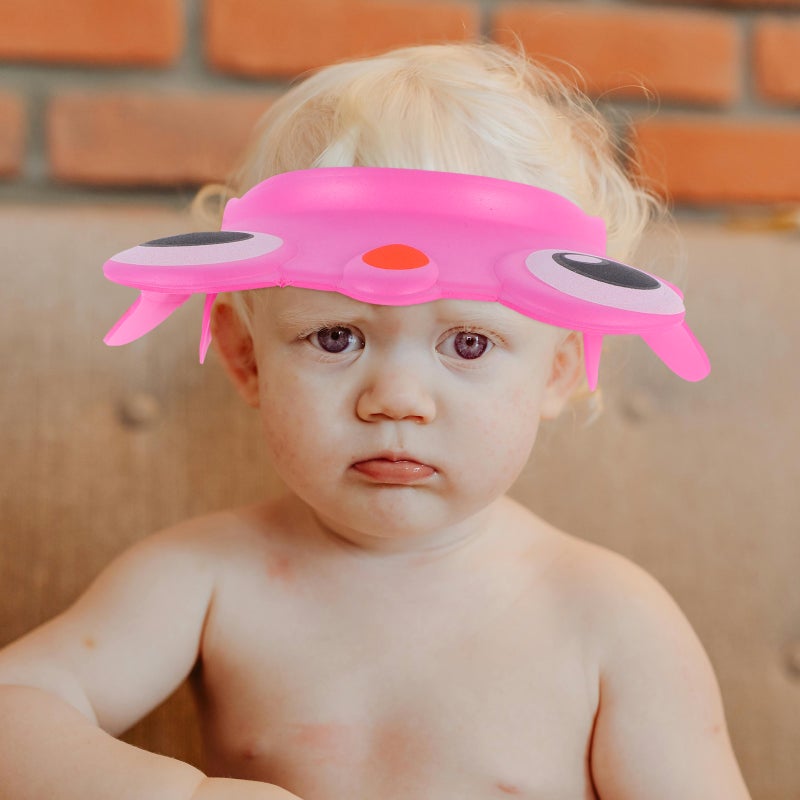 2pcs Baby Shower Caps Shampoo Caps Kids Shampoo Hat Adjustable Baby Shampoo Caps - Image 4