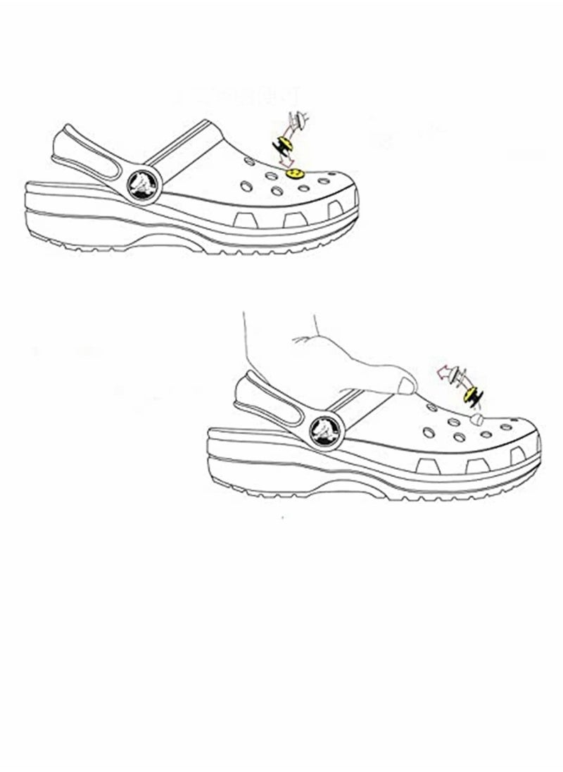 Excefore 12 Pcs Random Plush Shoe Decorations Charms, for croc Bracelets Wristband Colorful Beauty croc jibbed charms Bracelet Decorations Party Gifts  - Image 5