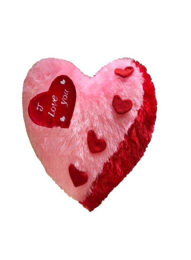 PICKKART Cute Plush Red Heart Pillow Cushion Toy Throw Pillows Gift for Friends/Children/Girls on Valentine's Day Fit for Living/Bed/Dining/Sofa/Cars