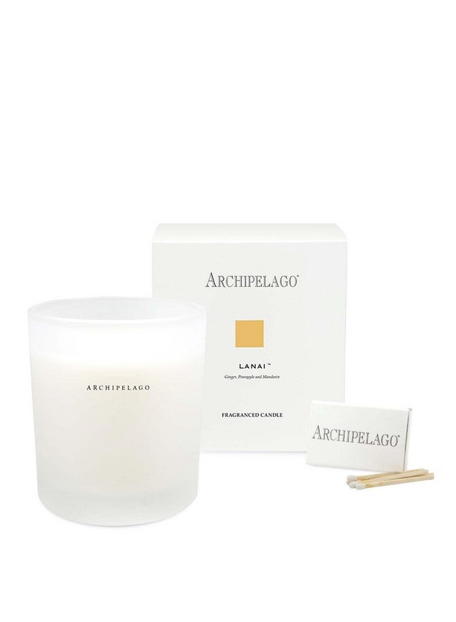Archipelago Botanicals Archipelago Botanicals Scented Candle, Lanai, Hand-Poured Premium Wax Blend, Candle for The Home, Lead-Free Cotton Wicks, Glass Candle Jar with Gift Box, Burns Approx. 60 Hours, 10 Oz. - Image 1