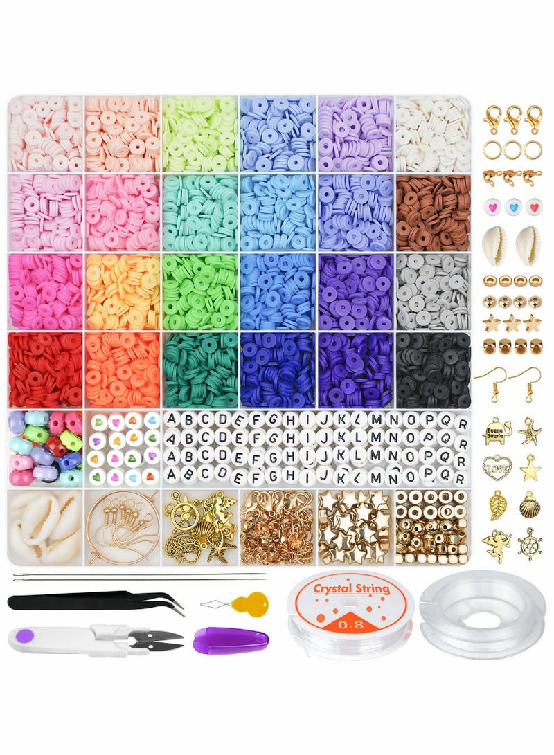 Excefore Clay Beads For Bracelet Making - Image 1