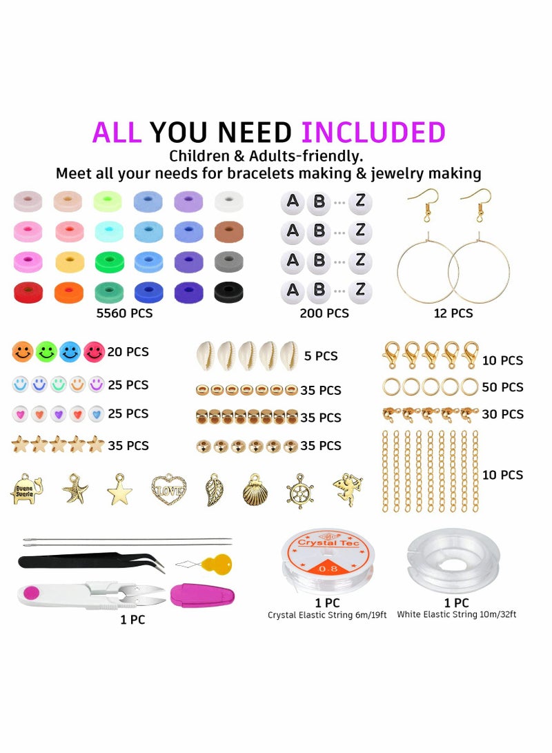 Excefore Clay Beads For Bracelet Making - Image 3