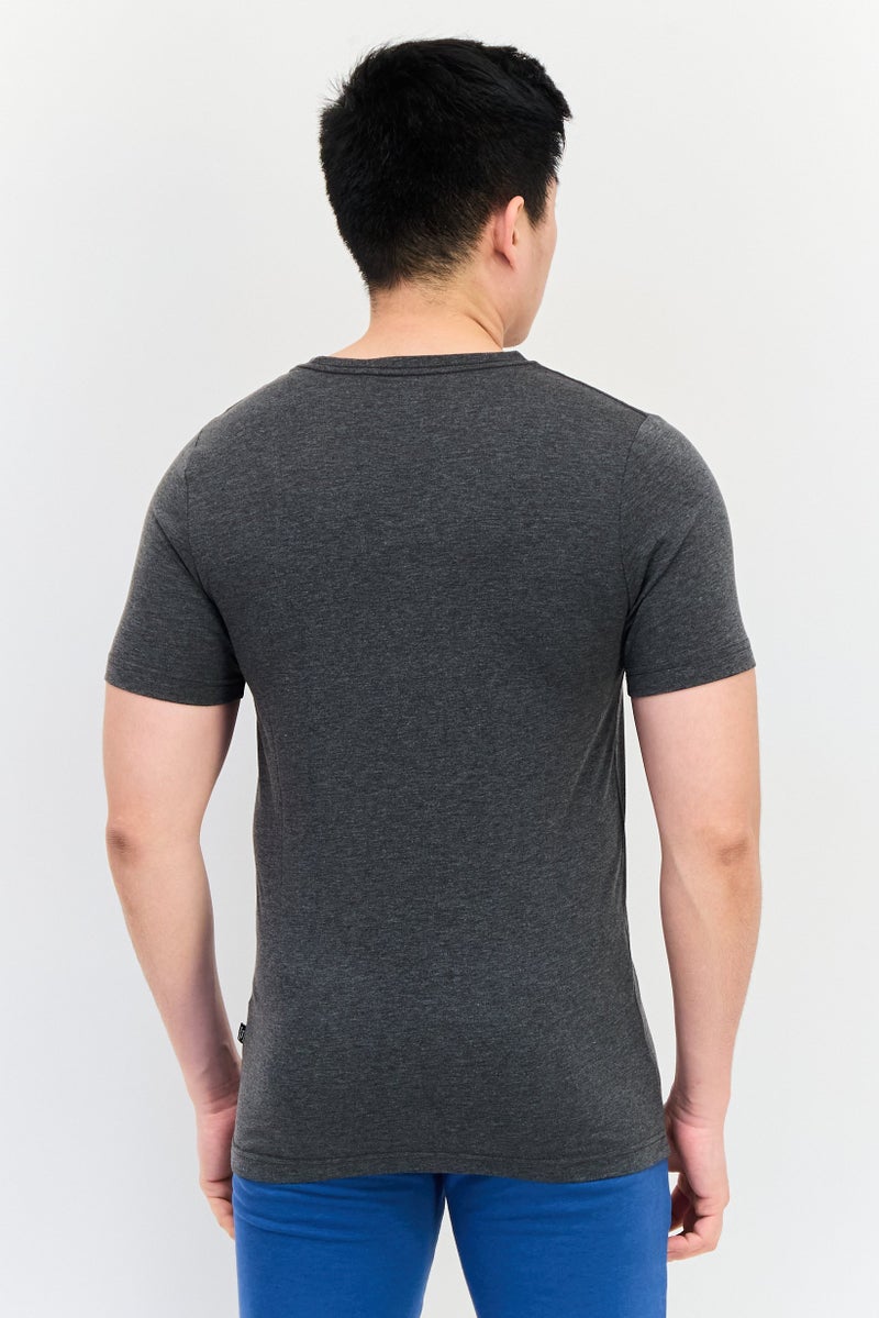 PUMA Men Sportswear Fit Short Sleeve Outdoor T-Shirt, Heather Grey - Image 4