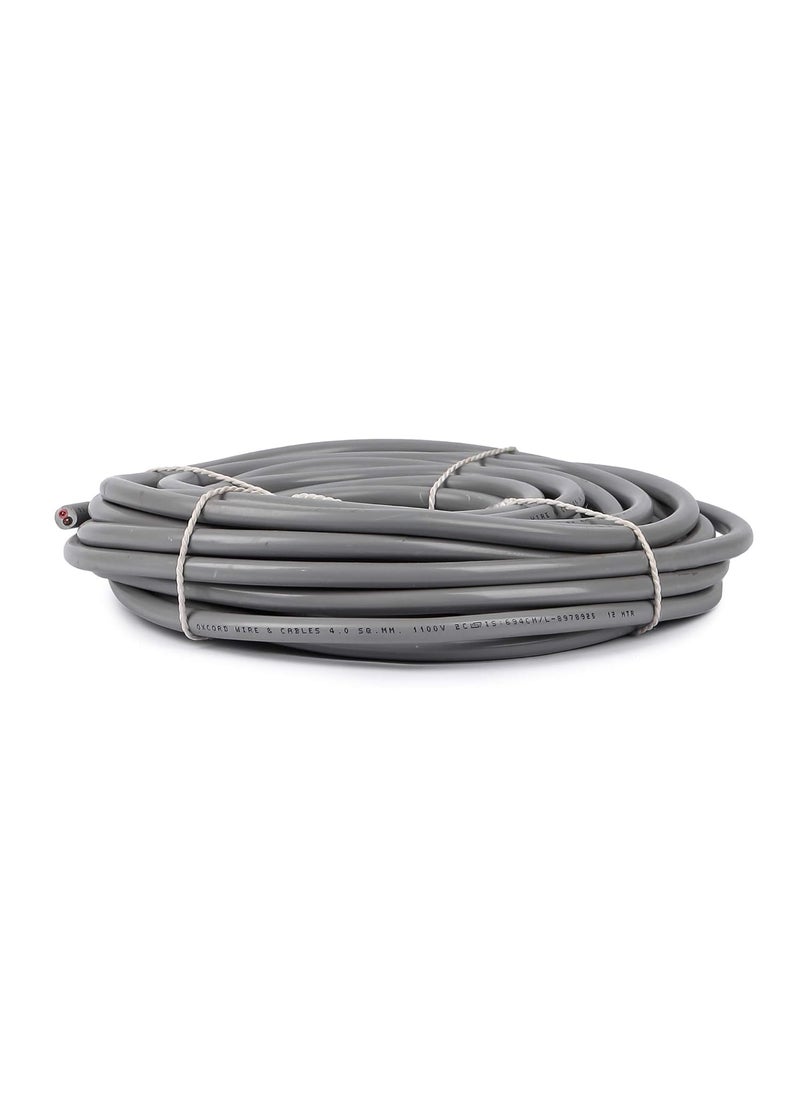 INSTABUYZ Instabuyz OXCORD 2 core Round Copper Wires and Cables 4mm 15 Metres 49 Feet for Domestic and Industrial Electric Connections  - Image 1