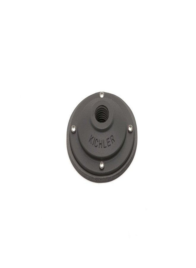 Kichler 15601AZT Accessory Mounting Flange, Textured Architectural Bronze 4.5-Inch - Image 2