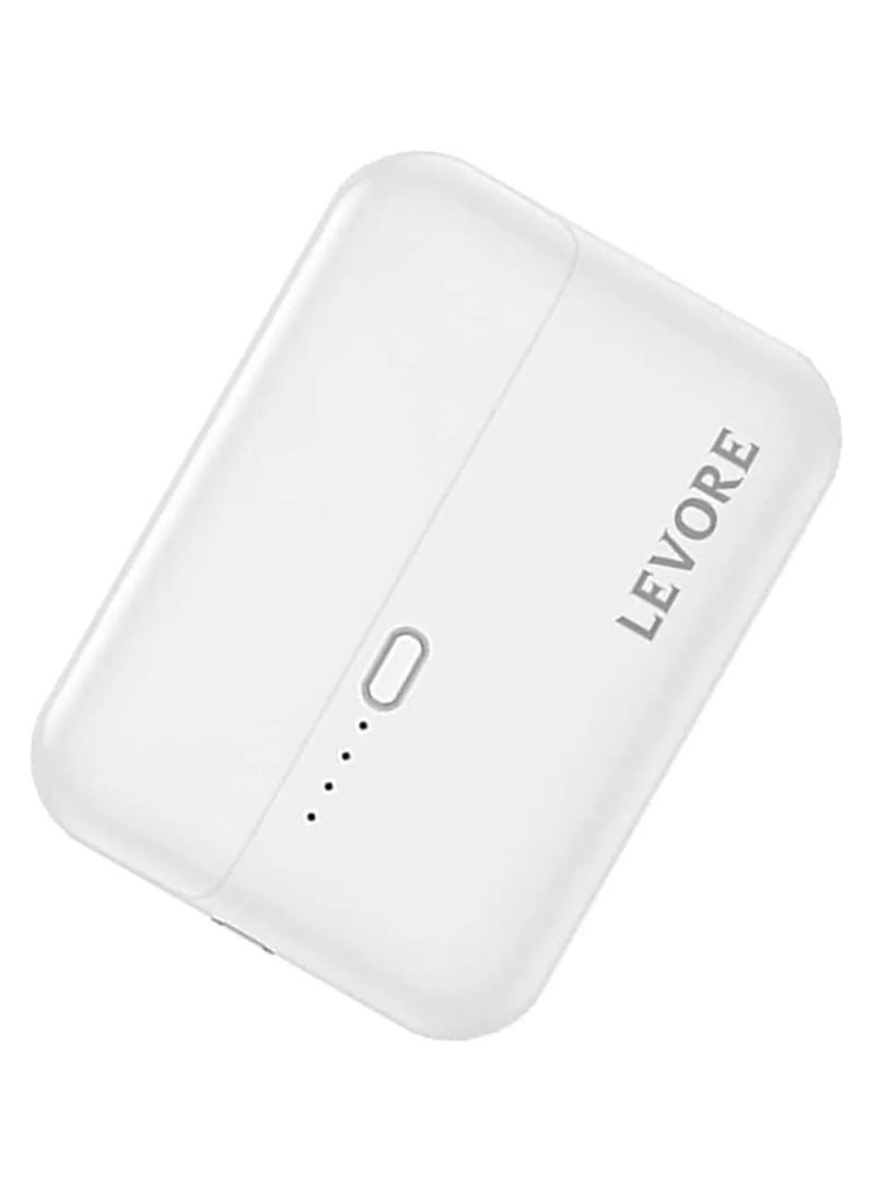 ليفور باور بانك ليفور LP222-WH بسعة 10000 مللي أمبير/ساعة: شحن سريع بقوة 22.5 وات، منفذا USB-C/USB-A مزدوجان، متوافق مع هواتف شاومي وهواوي وغيرها - Image 1