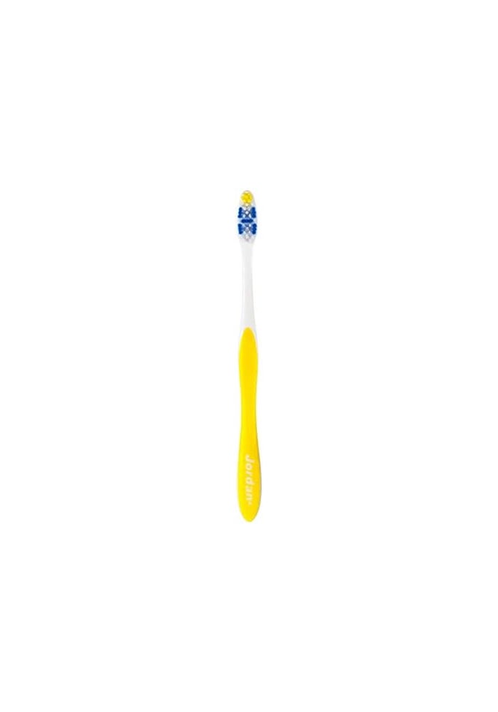 Jordan Total Clean Soft Toothbrush Pack of 4 - Whole Mouth Clean with Tongue Cleaner - Image 4