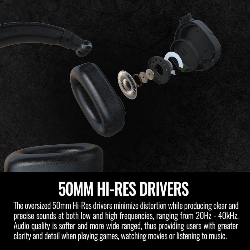 Thermaltake Argent H5 RGB 71 Surround Gaming Headset 50mm HiRes Drivers Compatible with PC Xbox One PS4 Mac Mobile and Nintendo Switch Black GHTTHFDIECBK31 - Image 5