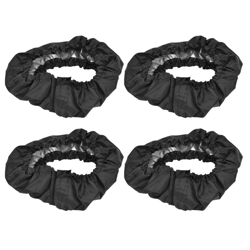 Tnfeeon Wheelchair Cover, Baby Stroller Wheel Cover Hand Washable for Wheelchairs for Strollers for Outdoor Travel Fit for 4.7-5.5 Inch Dia Wheels - Image 1