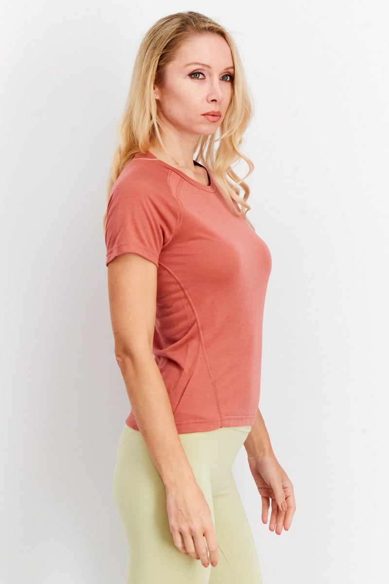 Adidas Women Sportswear Fit X-City Running Tops, Wonred - Image 3