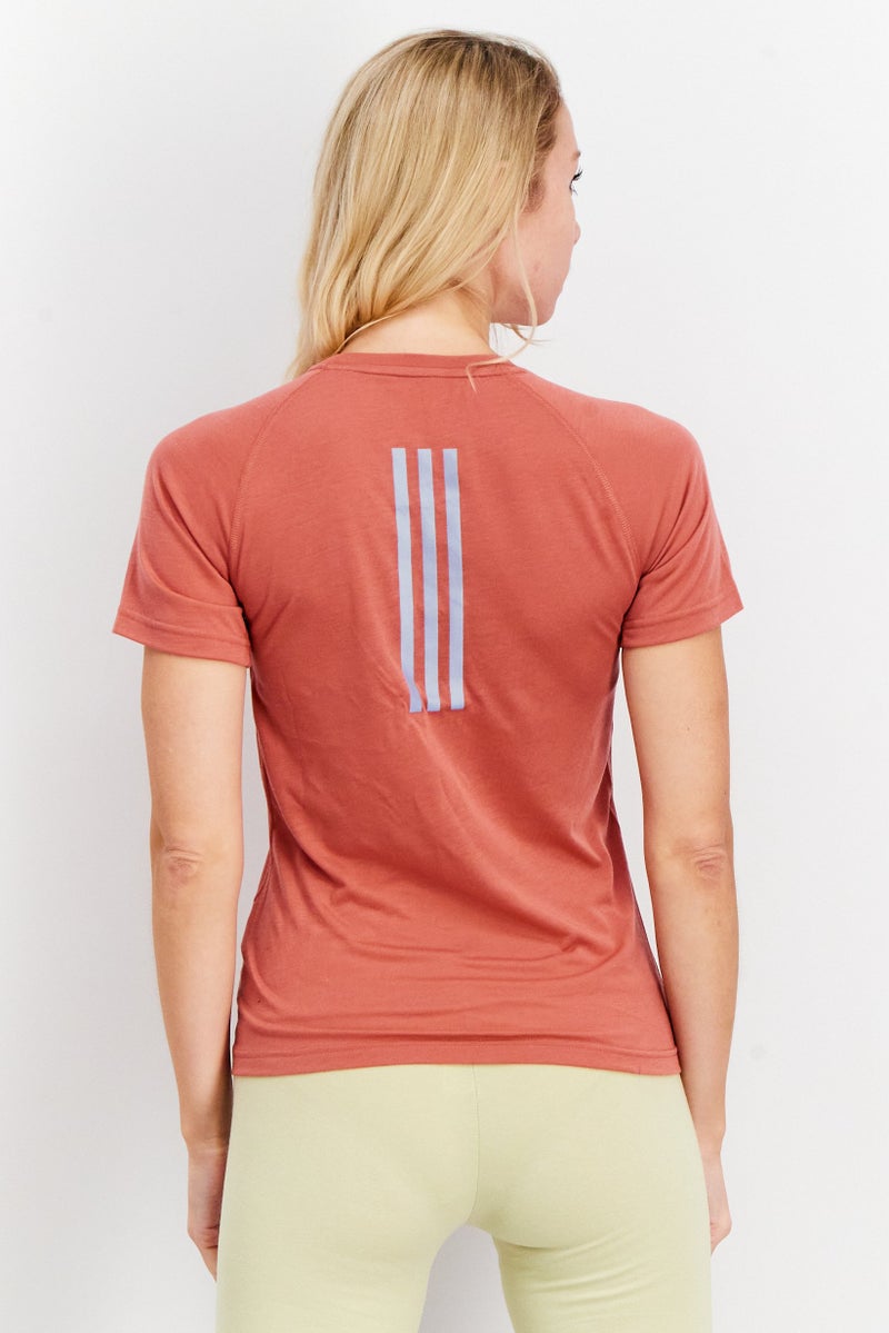 Adidas Women Sportswear Fit X-City Running Tops, Wonred - Image 2