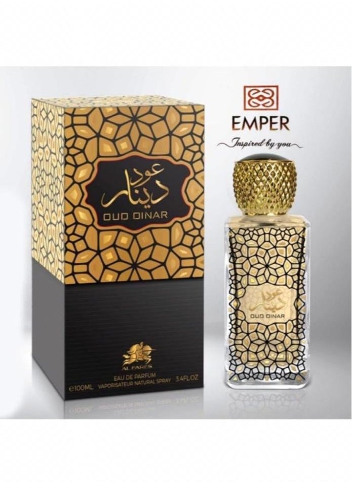 Al Fares Oud Dinar Eau de Parfum 100 ml - pzsku/Z5822D1089CF169AB316EZ/45/_/1731180417/e21ba5b4-bf97-4bb3-95ab-67e318afcdf9