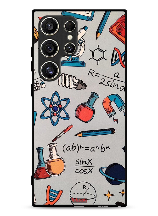 Tolwak Samsung Galaxy S24 Ultra 5G Protective Case Cover Science Tags - Image 1