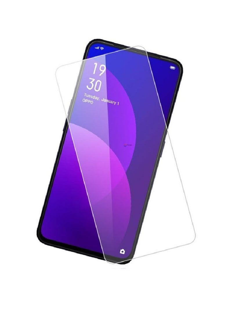 Super حماية شاشة زجاجية مقساة شفافة مصممة لهاتف أوبو F11 تغطي الشاشة بالكامل وخالية من الفقاعات - Image 1