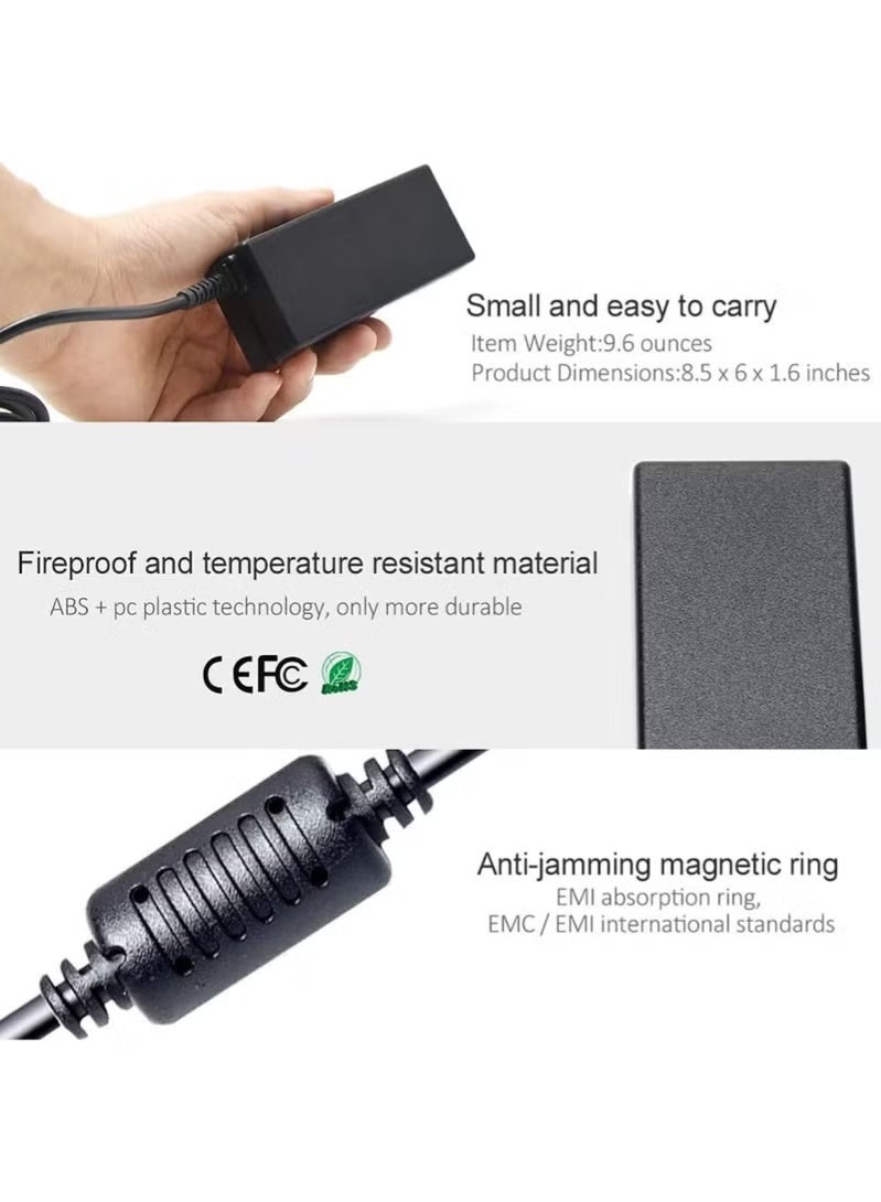 MOSH 65W AC Replacement Charger for HP Laptops, 19.5V 3.33A Power Adapter Compatible with HP Pavilion 15, EliteBook, ZBook, 250 255 G2 G3 G4 G5, Chromebook 14 Series, Includes 710412-001, 709985-002, PA-1650-30HE - Image 5