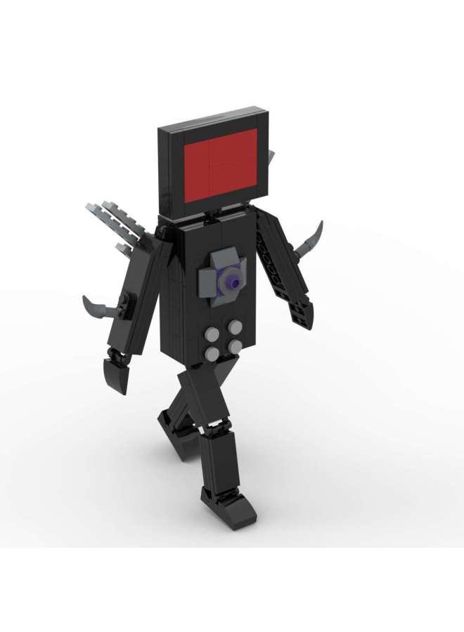 Monitor Man Toilet Man Model Titan Audio TV Children's Toy Assembled Gift Back Room Game Monster Building Blocks-Color:Multi-chain Tv Man Ready Stock + Paper Drawings  - Image 3