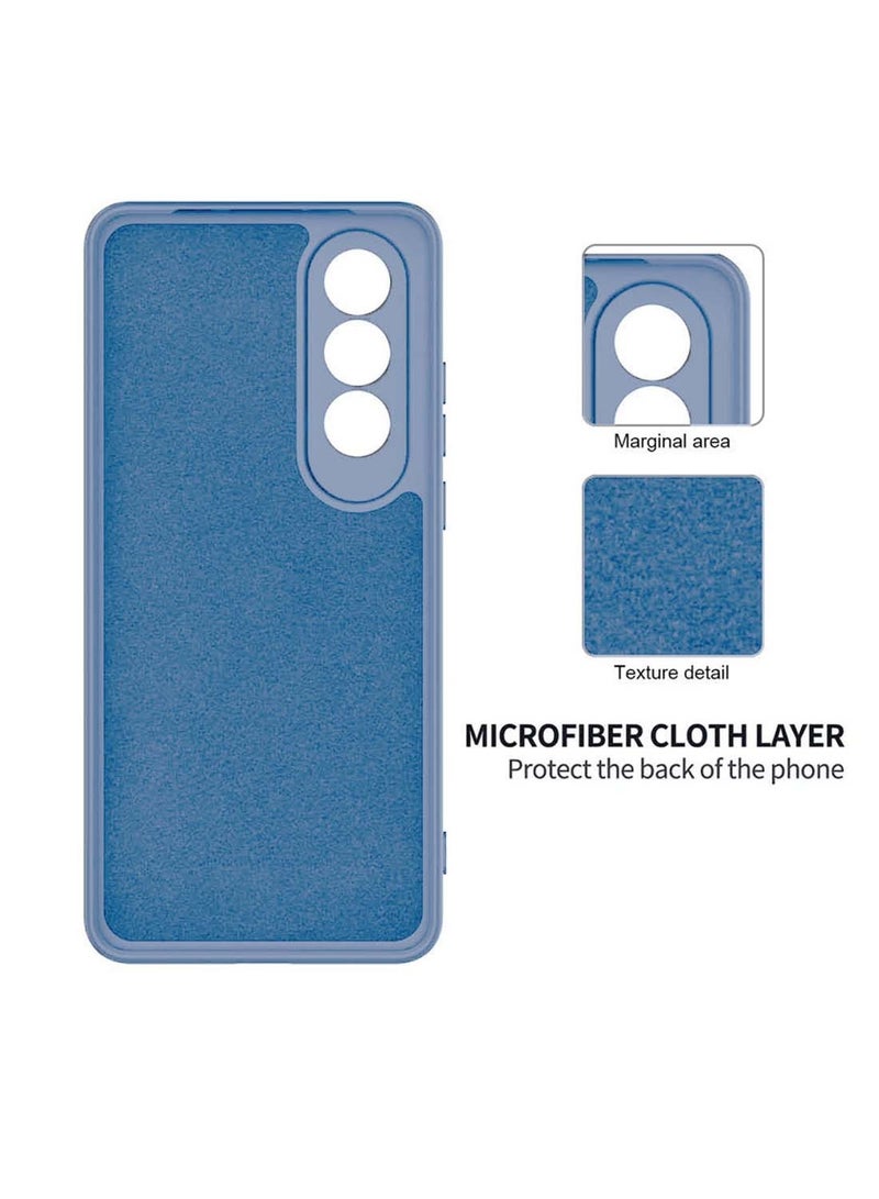 دبليو تيك غطاء جراب ون بلس نورد سي ای 4 5 جي 2024 بريميوم سيليكون سائل - أزرق صخري - Image 5