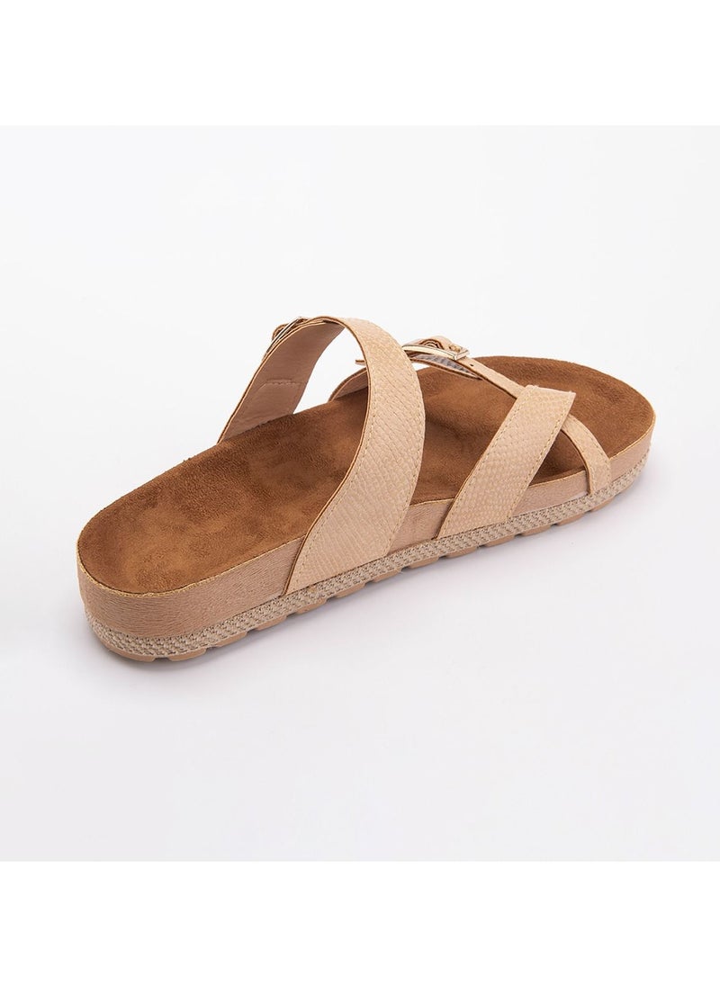 Zahwa Slipper 2 Buckle Design  - Image 3
