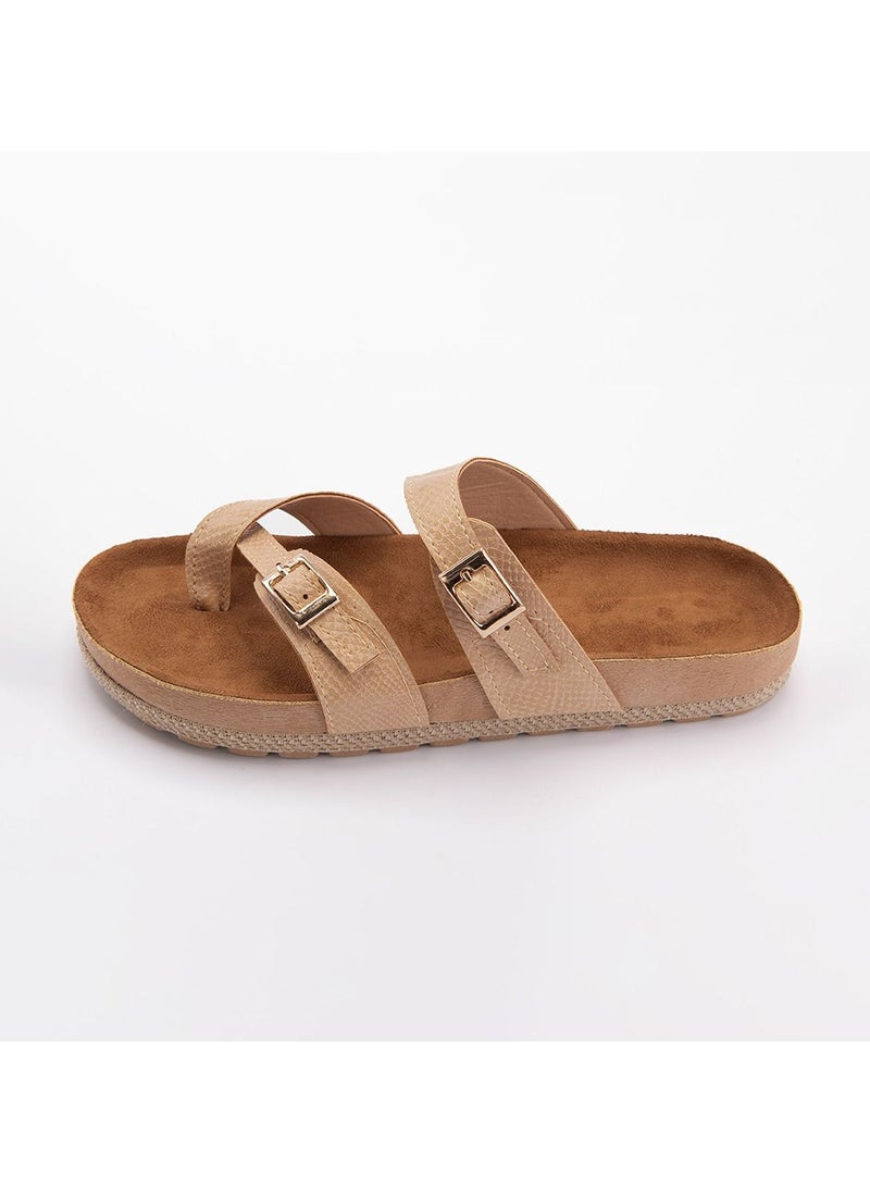 Zahwa Slipper 2 Buckle Design  - Image 2