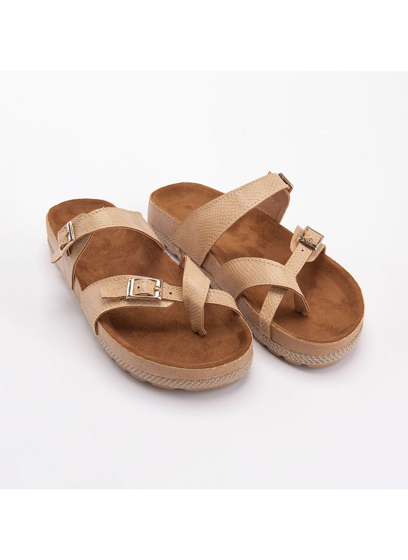 Zahwa Slipper 2 Buckle Design  - Image 5