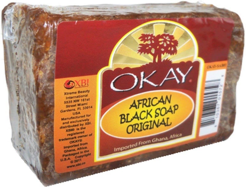 Okay African Black Soap Original 4 oz Pack of 2