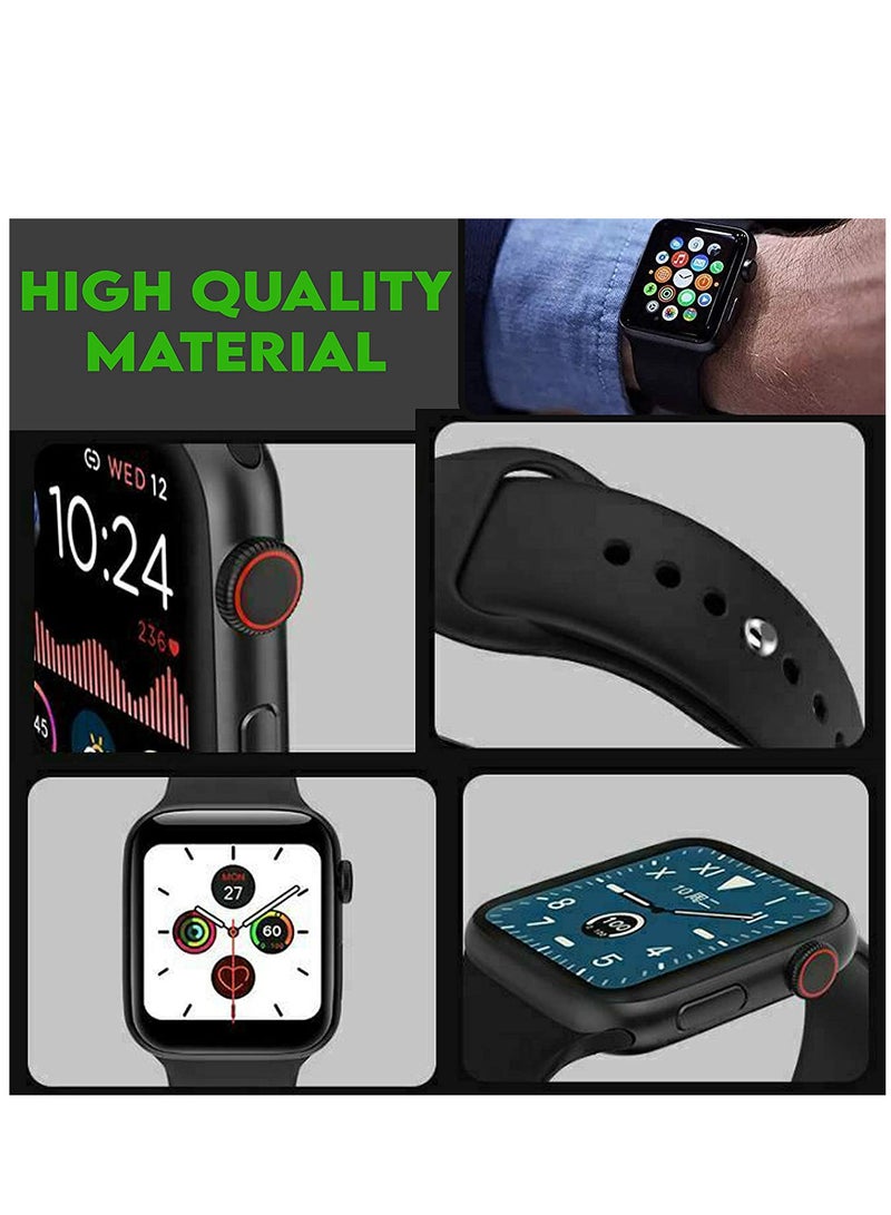 Smart Watch Smart Watch 2020 Smart Watch Series 5 Smart Watch Pressure BT Call Music Player 44mm for ISO Android Heart Rate Smartwatch (black)  - Image 5