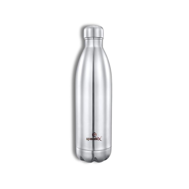 Speedex Thermos Bottle - 1000 ML Vacuum Insulated Stainless Steel for Kids, Men, Women - Thermosteel Bottle Ideal for School, Office, Travel Flask for Hot & Cold Beverages - Golden Colour - Image 1