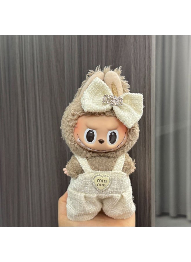LABUBU Labubu Clothes - Labubu Outfit, Chic Style Set for Labubu Dolls, 17cm Doll Clothes Suitable for labubu Dolls Accessories 