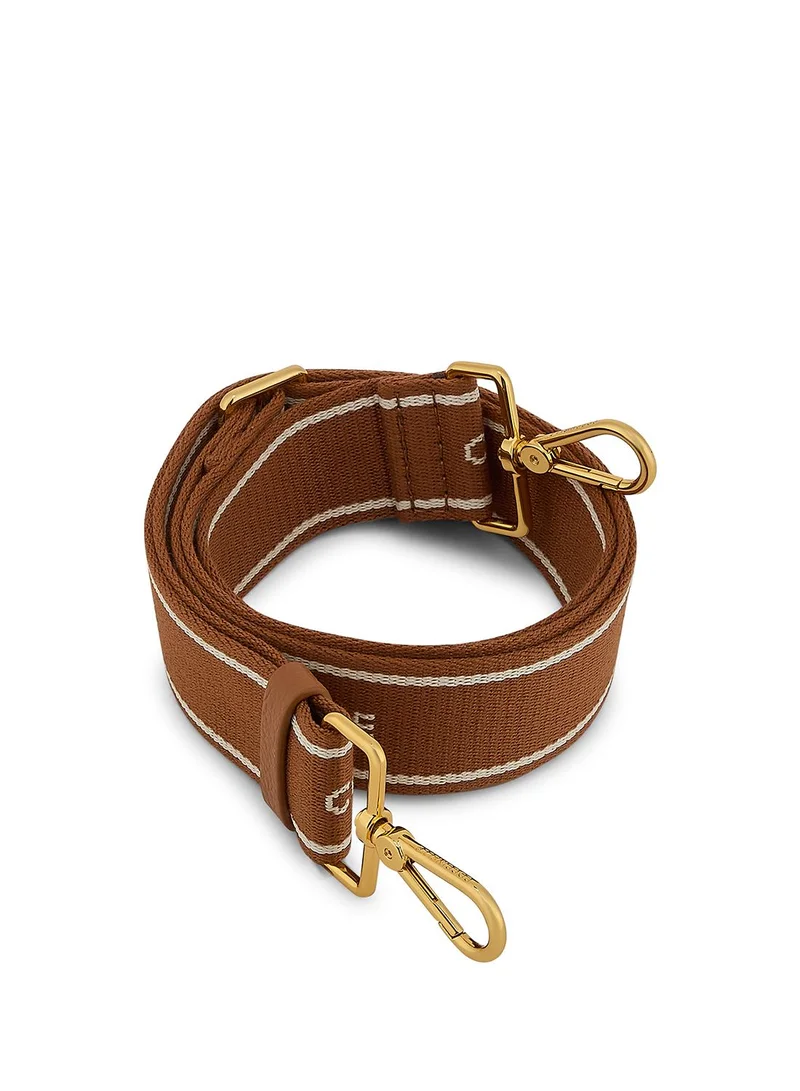Coccinelle Nastro Logato Shoulder Strap