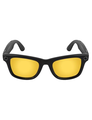 Mryok Polarized Replacement Lenses Compatible with RayBan Meta Wayfarer RW4008 53mm HD Yellow - Image 3
