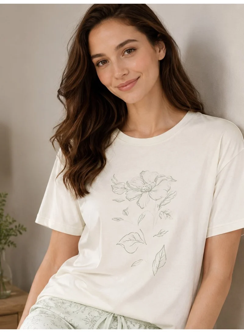 فكتور اند جين Women's Graphic Short Sleeve Pyjama Set